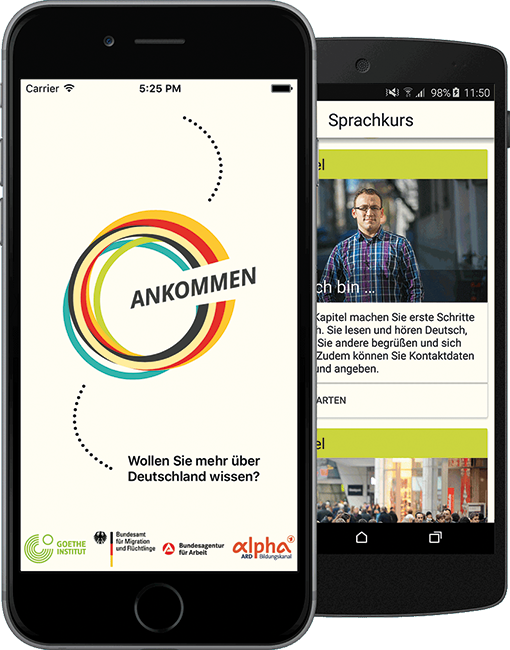 Welcome-App für Flüchtlinge